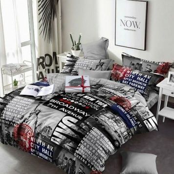 Bedding Set Gold calico Marchella, Queen, 50*70, Gold Calico