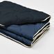 Duet microfiber blanket - blue/night, 150*215