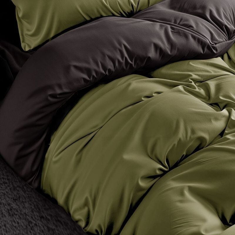 Bedding Set Gold calico Elisia, Single, 50*70, Gold Calico
