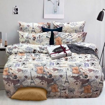 Bedding Set Polycotton Elis, Queen, 50*70, Polycotton