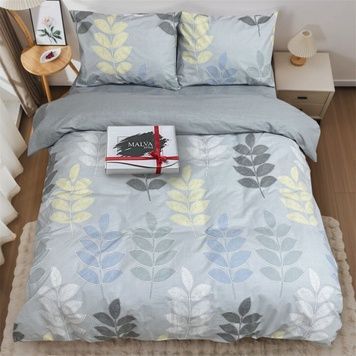 Bedding Set Gold calico Listorana, Queen, 50*70, Gold Calico