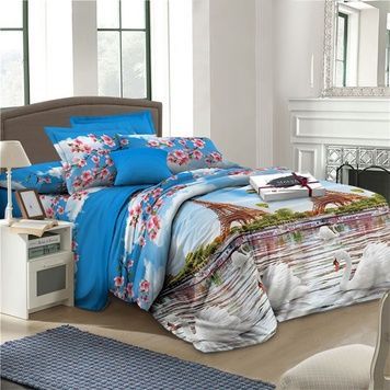 Bedding Set Polycotton Ninel, Queen, 50*70, Polycotton