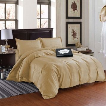 Atlas satin bedding set Golden lunaria, Double 70*70