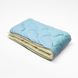 Microfiber blanket duet - blue/gold, 150*215
