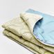 Microfiber blanket duet - blue/gold, 150*215