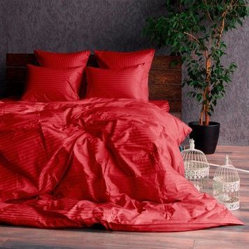 Crepe satin bedding set Cabernet, Twin 50*70