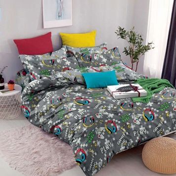 Bedding Set Gold calico Mavlyda, Queen, 50*70, Gold Calico