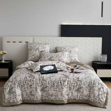 Satin Viscose bedding set A dream in flowers, Queen 50*70