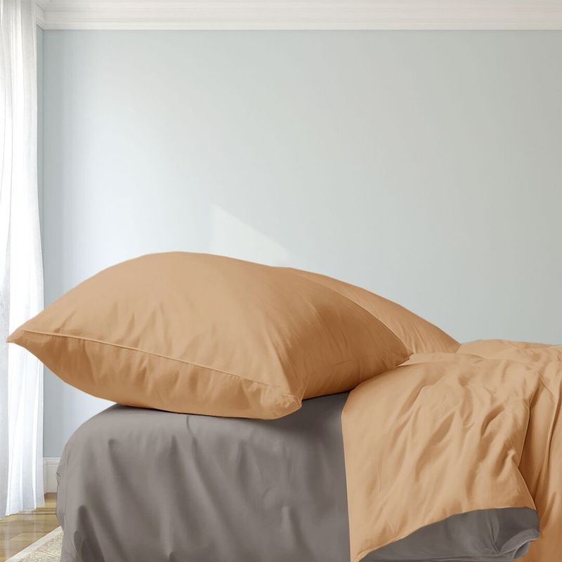 Bedding Set Gold calico Reverio, Queen, 50*70, Gold Calico