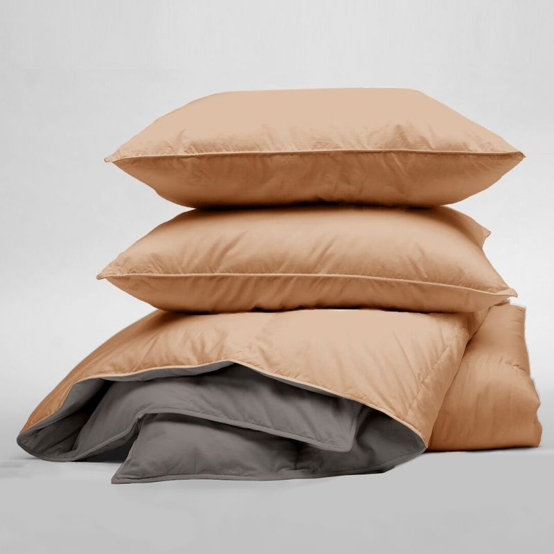 Bedding Set Gold calico Reverio, Queen, 50*70, Gold Calico