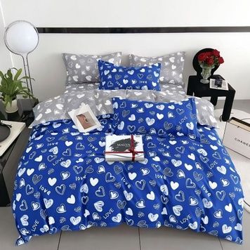 Bedding Set Gold calico Invelira, Queen, 50*70, Gold Calico