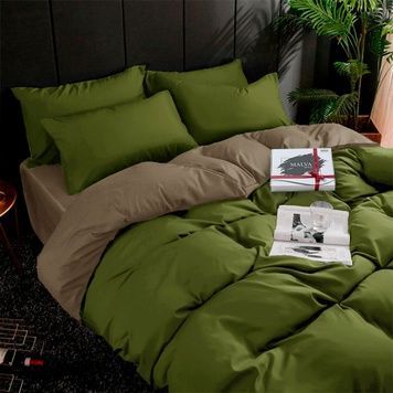 Bedding Set Gold calico Sandoria, Queen, 50*70, Gold Calico